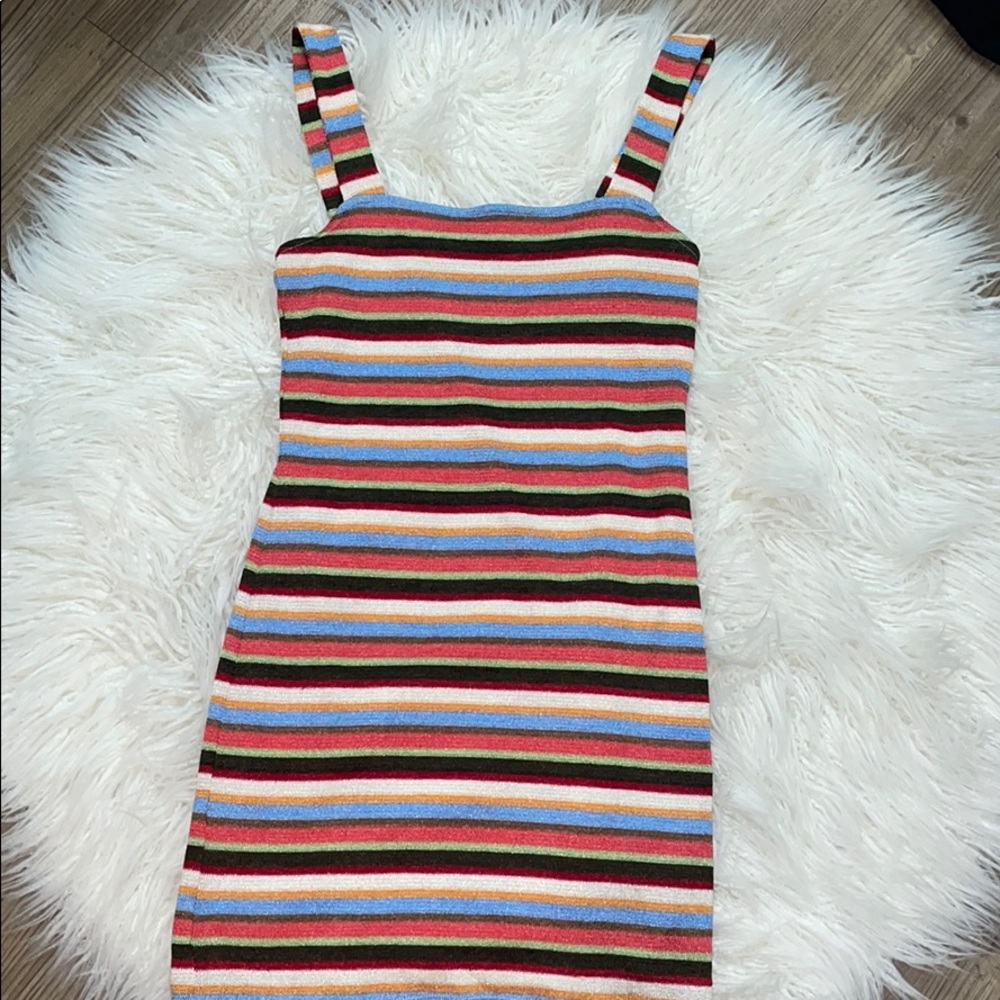 stripped dress